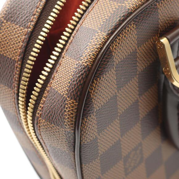 LOUIS VUITTON Authentic Brown Damier Leather Bag - Picture 6 of 9